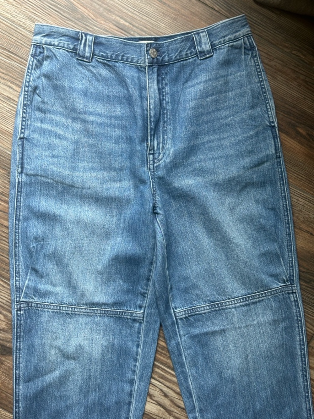 Madewell Relaxed Boyfriend Jeans in Medium Blue - Picture 10 of 12